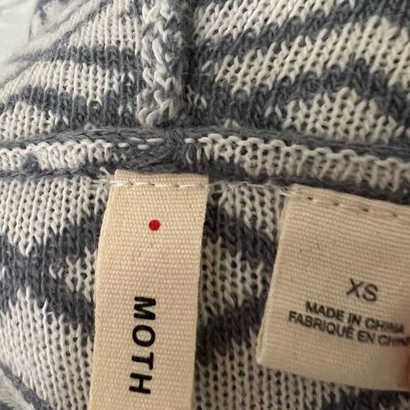 Anthropologie Moth Galena Cowl Neck Alpaca Blend Grey Sweater Size XS - Picture 6 of 8